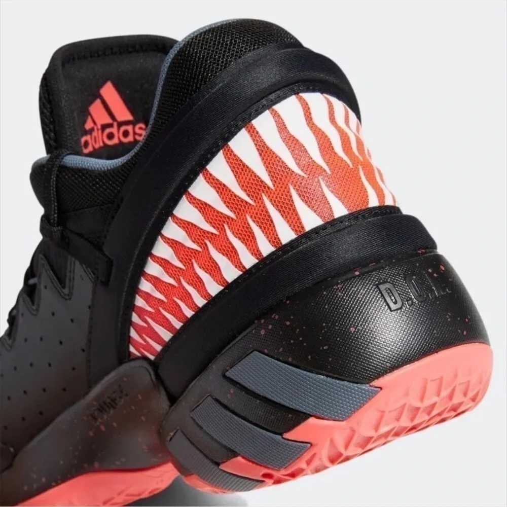 MARVEL ADIDAS D.O.N. ISSUE #2 VENOM BLACK RED Sneakers FW8749 sz 5.5